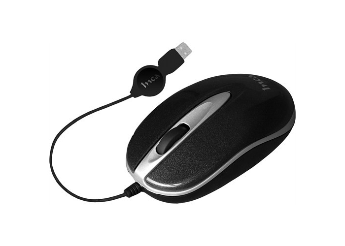 INCA IM-141U USB Gümüş Siyah MİNİ MAKARALI MOUSE